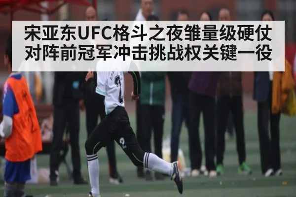 宋亚东UFC格斗之夜雏量级硬仗 对阵前冠军冲击挑战权关键一役